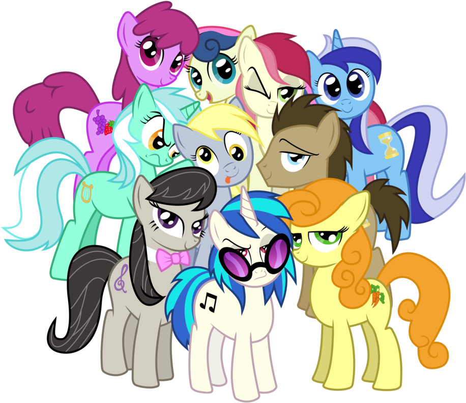 Rainbow Dash Pony Cartoon Mammal Vertebrate Horse Like - Mlp Fim Background Ponies (922x800)