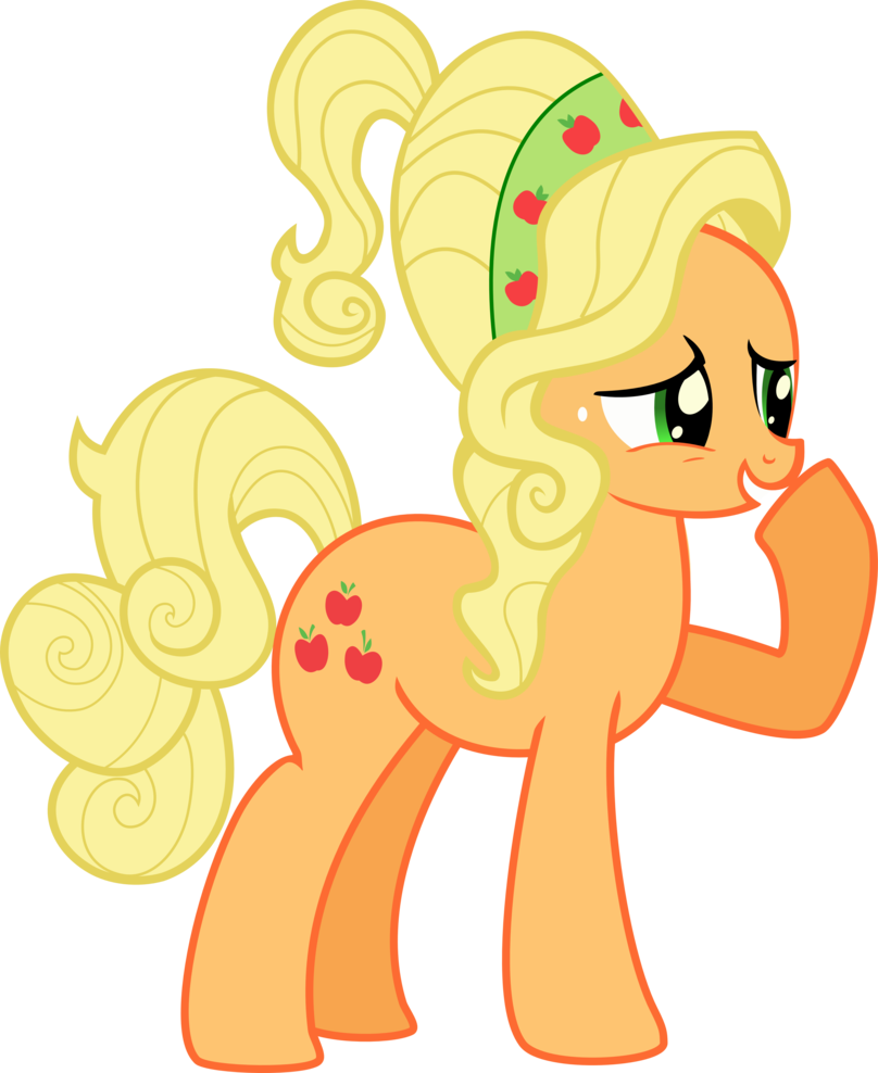 Mlp Apple Jack By Ispincharles - My Little Pony Applejack Hairstyle (808x988)