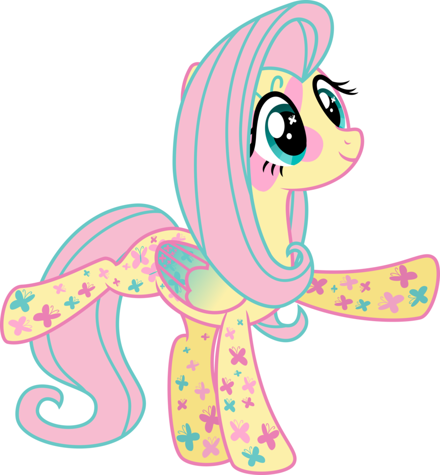 بپر ادامه - My Little Pony Fluttershy Cutie Mark Magic (860x929)