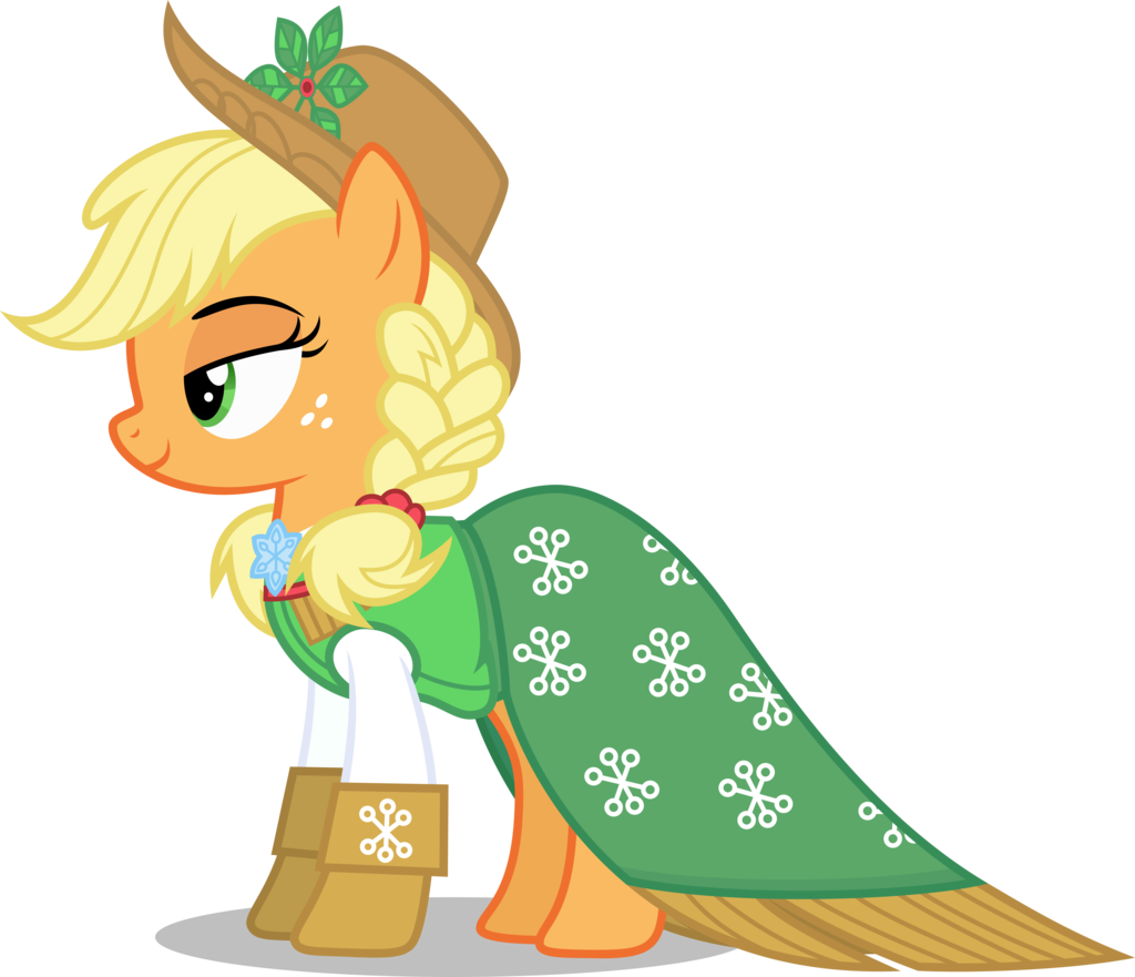 Applejack Dresses - Spirit Of Hearth's Warming Past (1024x881)
