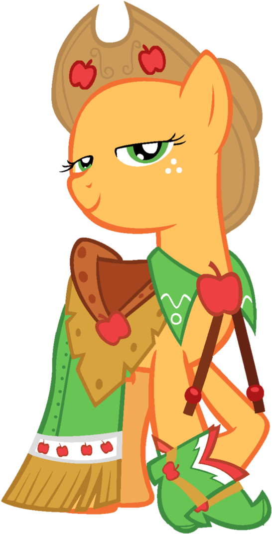 's Dress By Omorip - Pony Friendship Is Magic Applejack (744x1074)