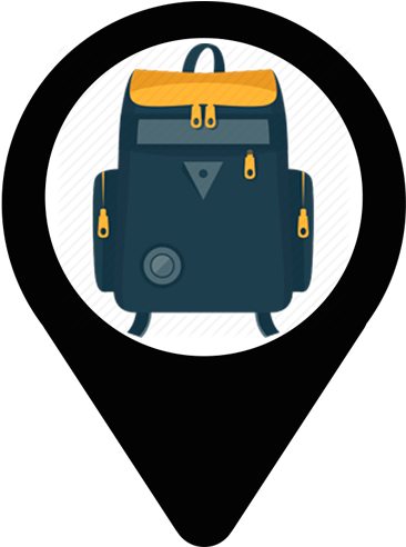 Backpack Home Icon Png - Bag (512x512)