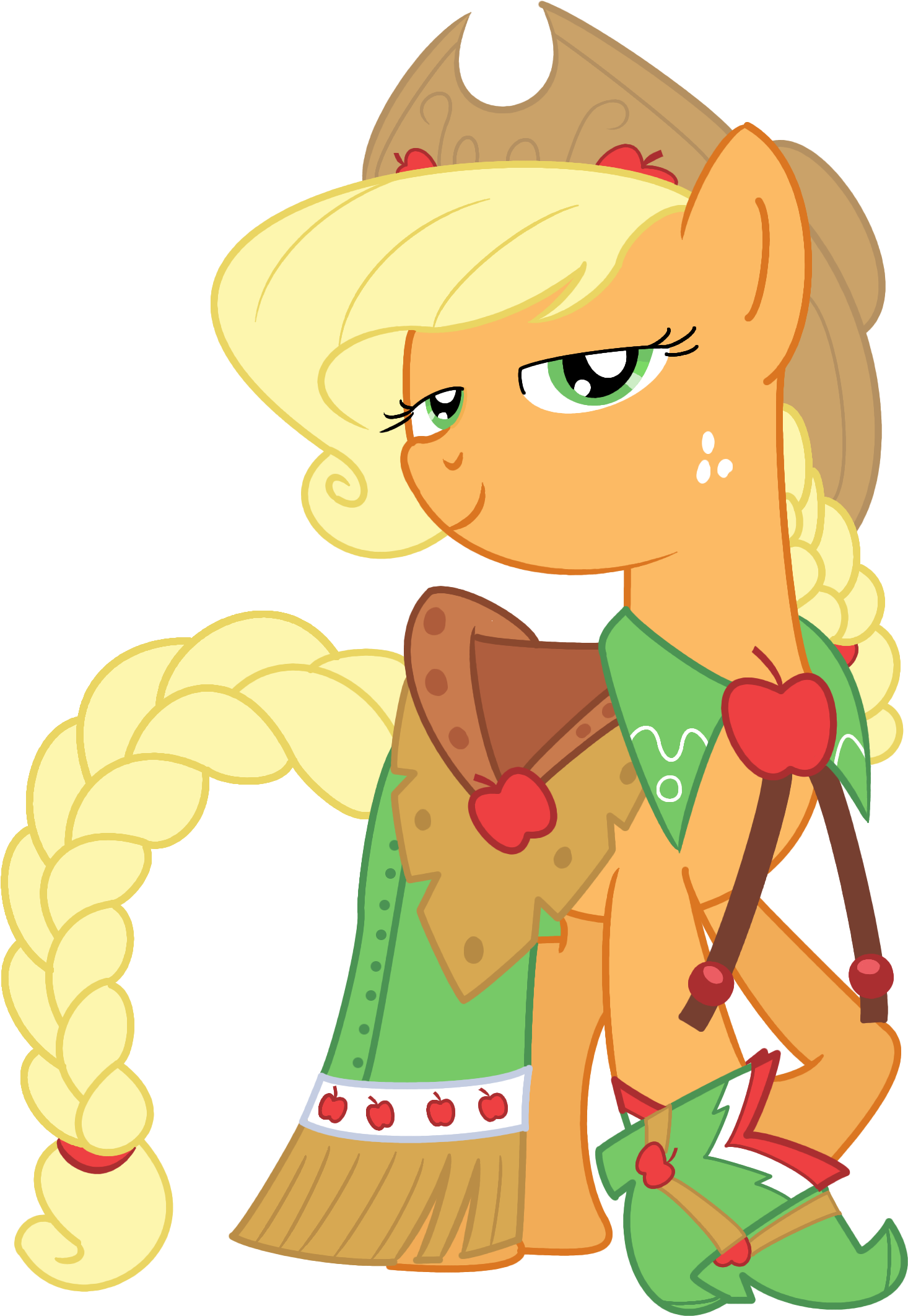 Apple Jack Gala Dress By Philiptomkins Apple Jack Gala - Pony Friendship Is Magic Applejack (2000x2334)