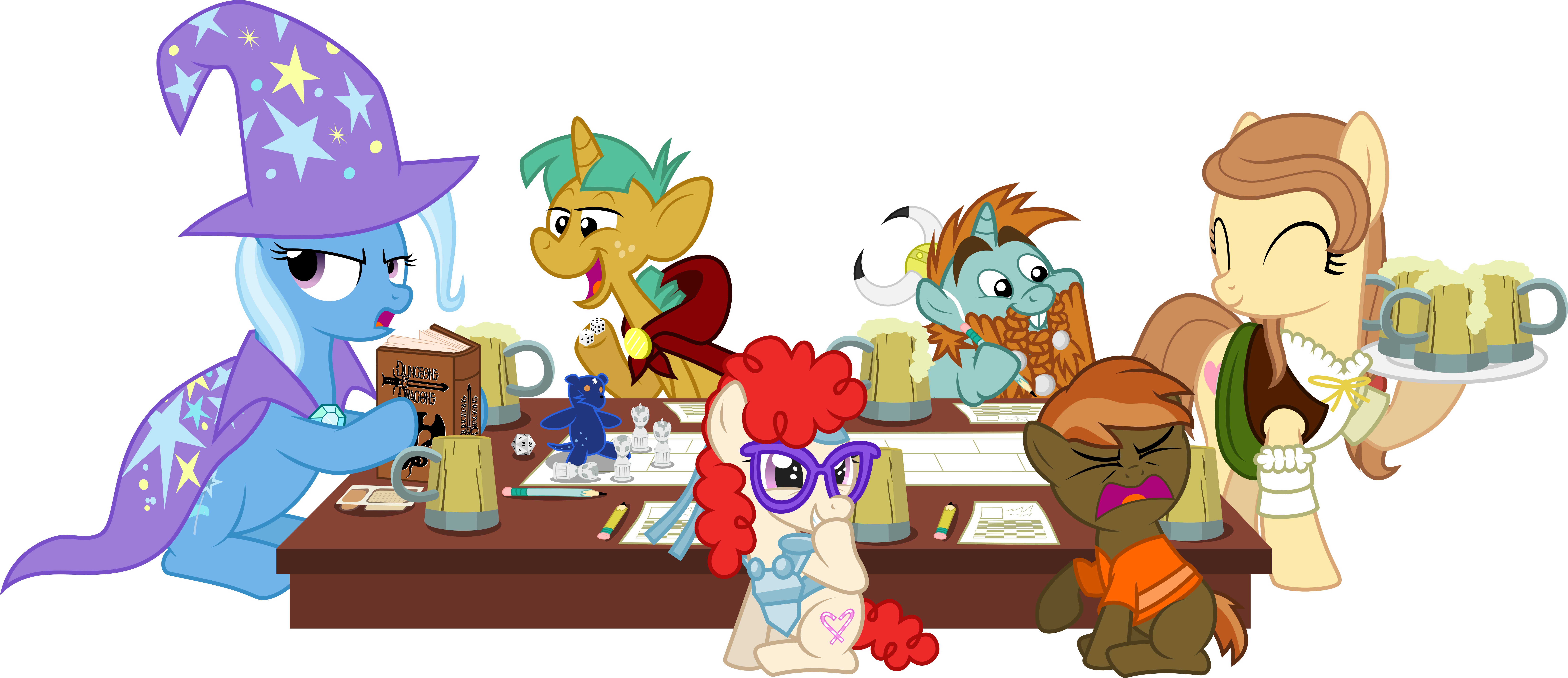 My Little Pony Button Mashs Mom - Great And Powerful Trixie Hoodies & Sweatshirts (9247x4000)