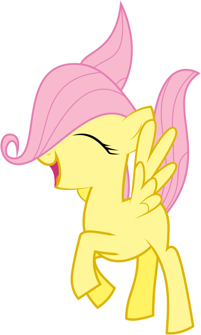 Fluttershy's Youth By Omniferious - Cartoon (692x1154)