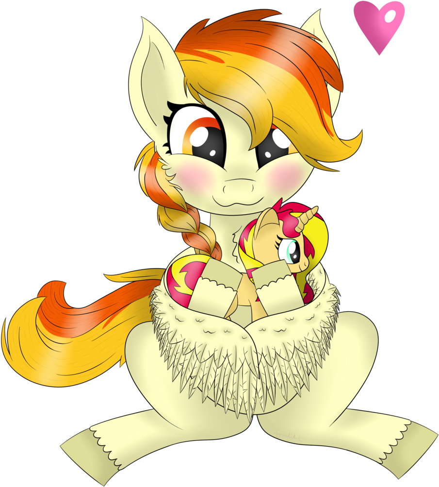 Syncedsart, Blushing, Cute, Digital Art, Female, Gift - Cartoon (944x1024)