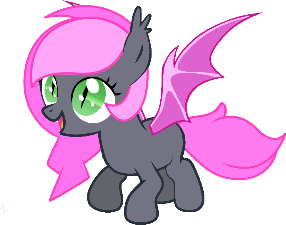 Heartbeat By Vectorvito - My Little Pony Bat Pony Filly (1033x1080)