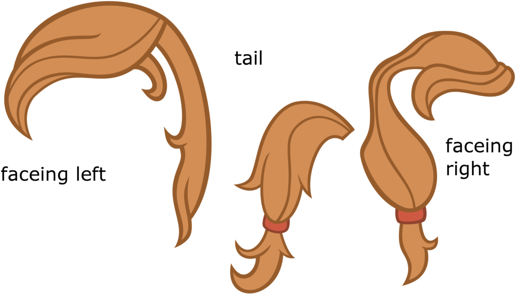 Buttons Mom Hair Vector By Mlp-scribbles - My Little Pony Base Hair (1024x586)