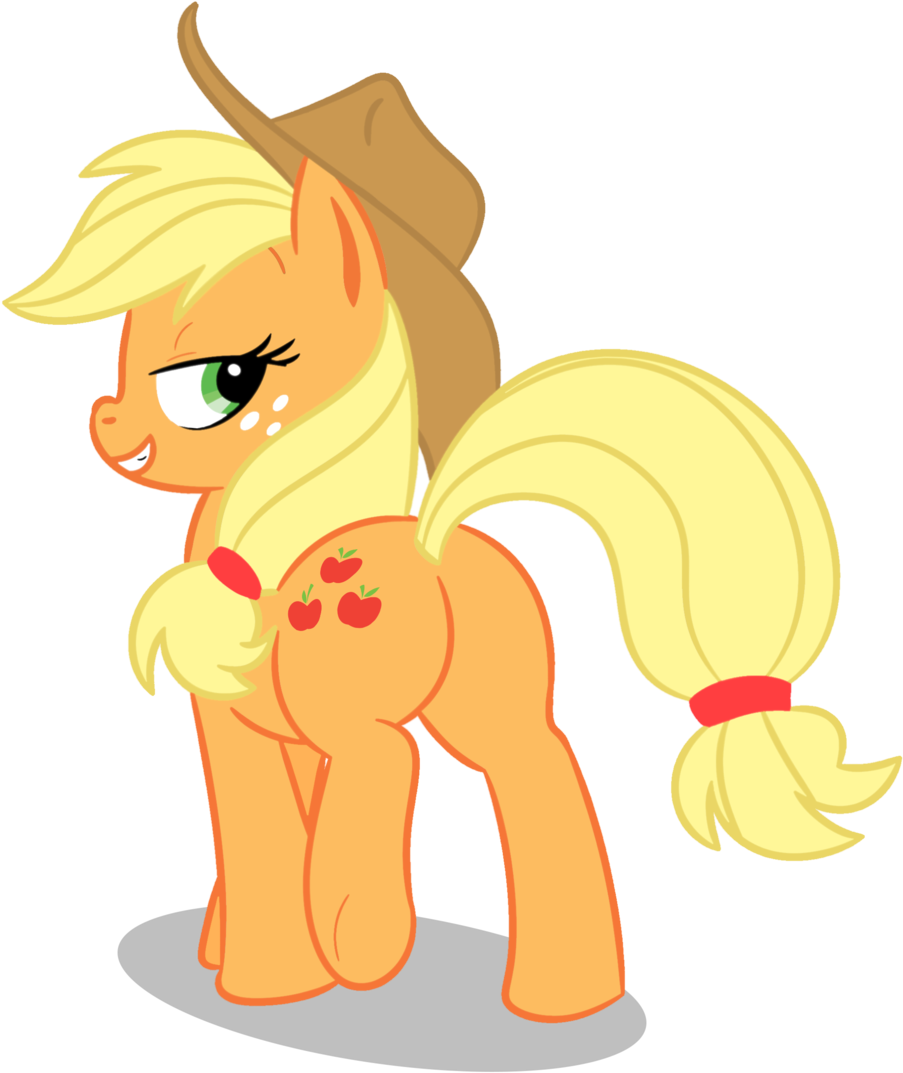 Applejack From Behind - Little Pony Friendship Is Magic (1600x1200)