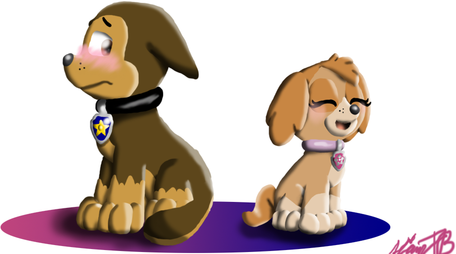 A Crush By Digital-heartbeat - Cartoon (1000x566)