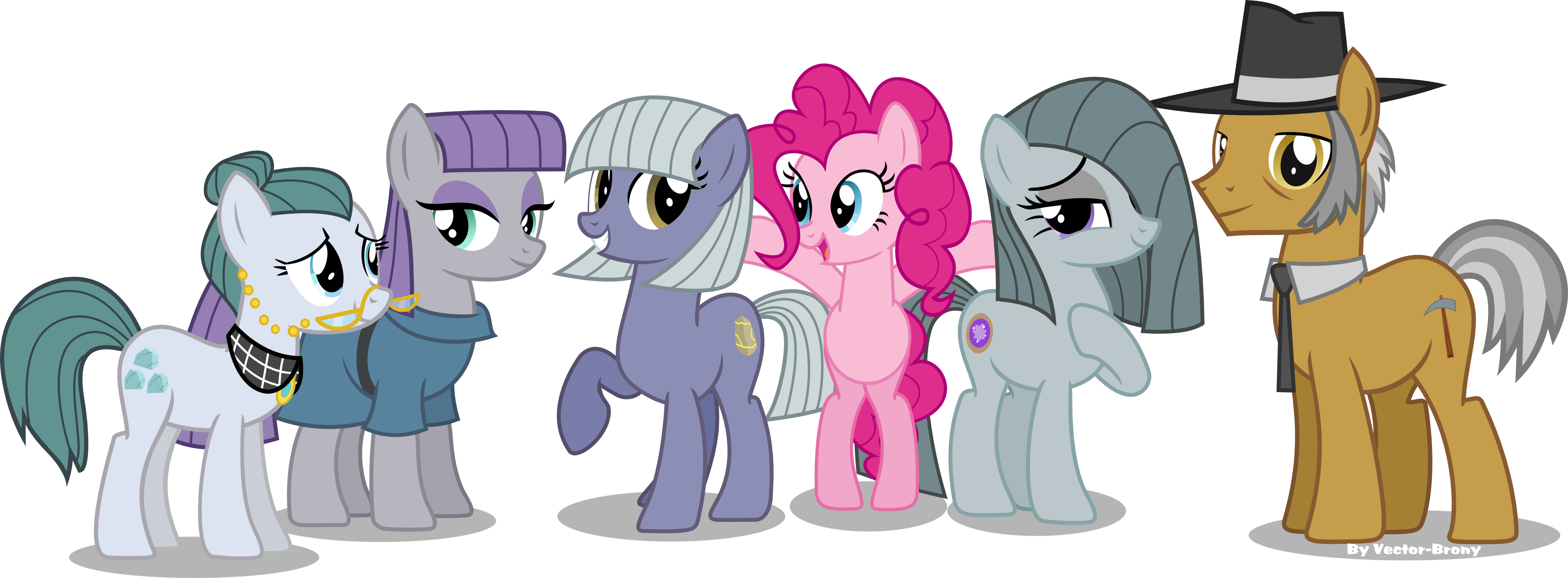 Pinkie - Familia De Pinkie Pie (4082x1505)