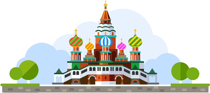 Saint Basils Cathedral Moscow Stock Illustration Illustration - Russia Vector (700x400)