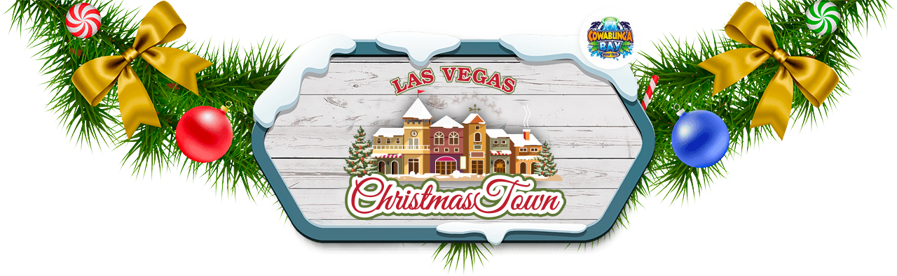 Las Vegas Christmas Town Logo - Christmas Town Logo (1280x395)
