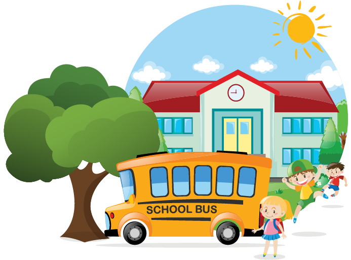 School Trip - School Bus (709x683)