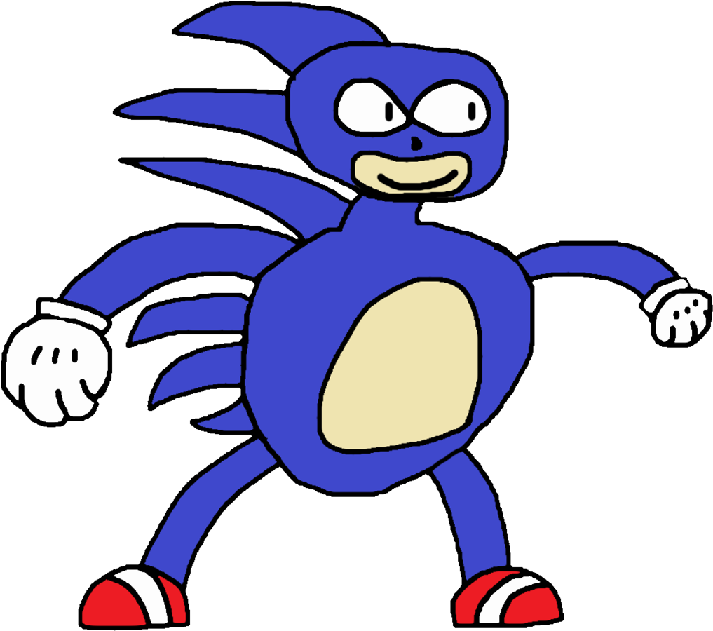 Cartoon Sanic By Diamond1771 Cartoon Sanic By Diamond1771 - Cartoon (1024x1056)