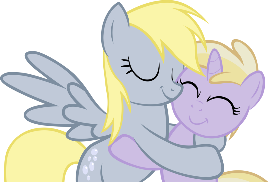 Equestria's Best Mother By Astringe - Mlp Derpy And Dinky (900x612)