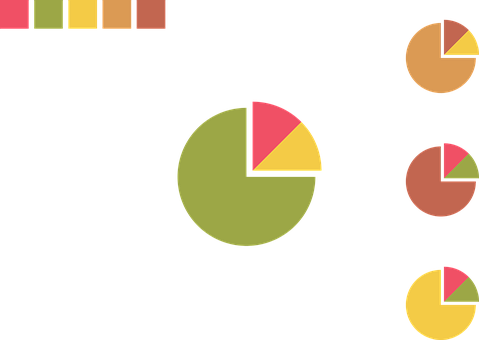 Icon Chart Pie Graph Business Report Diagr - 원 그래프 아이콘 (479x340)