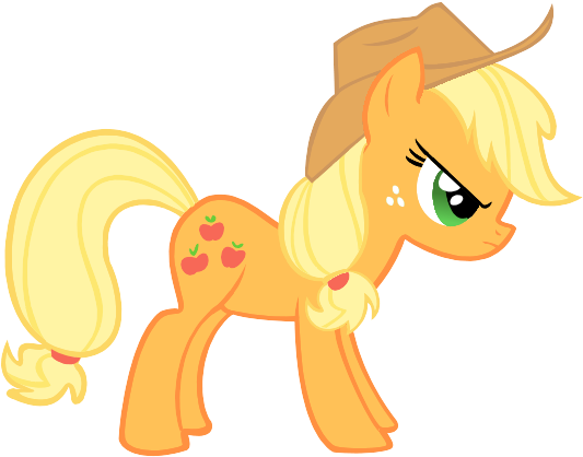 Angry Applejack By Dweegee On Deviantart Rh Dweegee - Little Pony Friendship Is Magic (549x434)