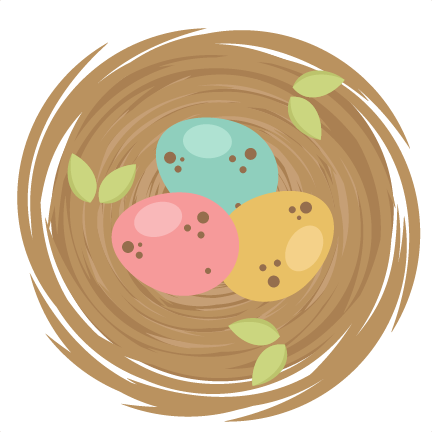 Fancy Bird Nest Clip Art Cute Bird Nest Clipart Clipartsgram - Bird Nest Clipart Free (432x432)