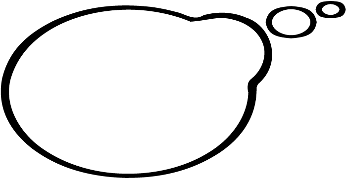 Thought Bubble Black Background (714x376)