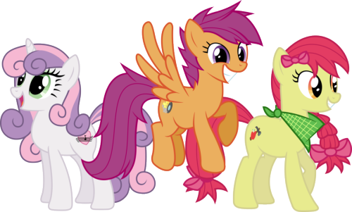 I Like That Style For Applebloom With The Small Bow - Cutie Mark Crusaders Cutie Marks (500x301)