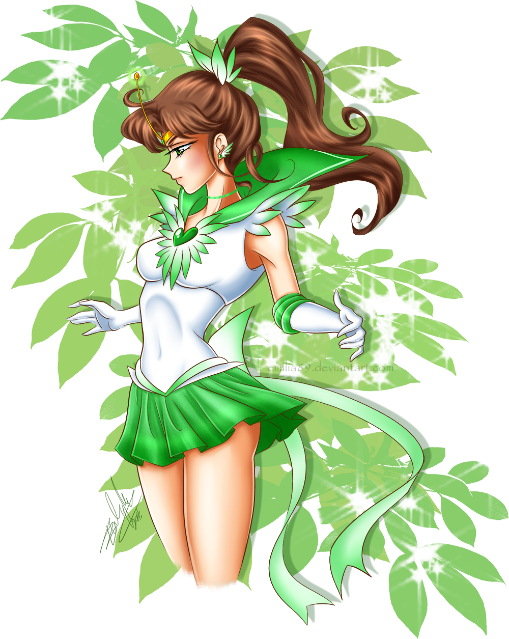 Kalisama 1,365 232 Redesign - Sailor Jupiter Fanart Transparent (1000x1255)