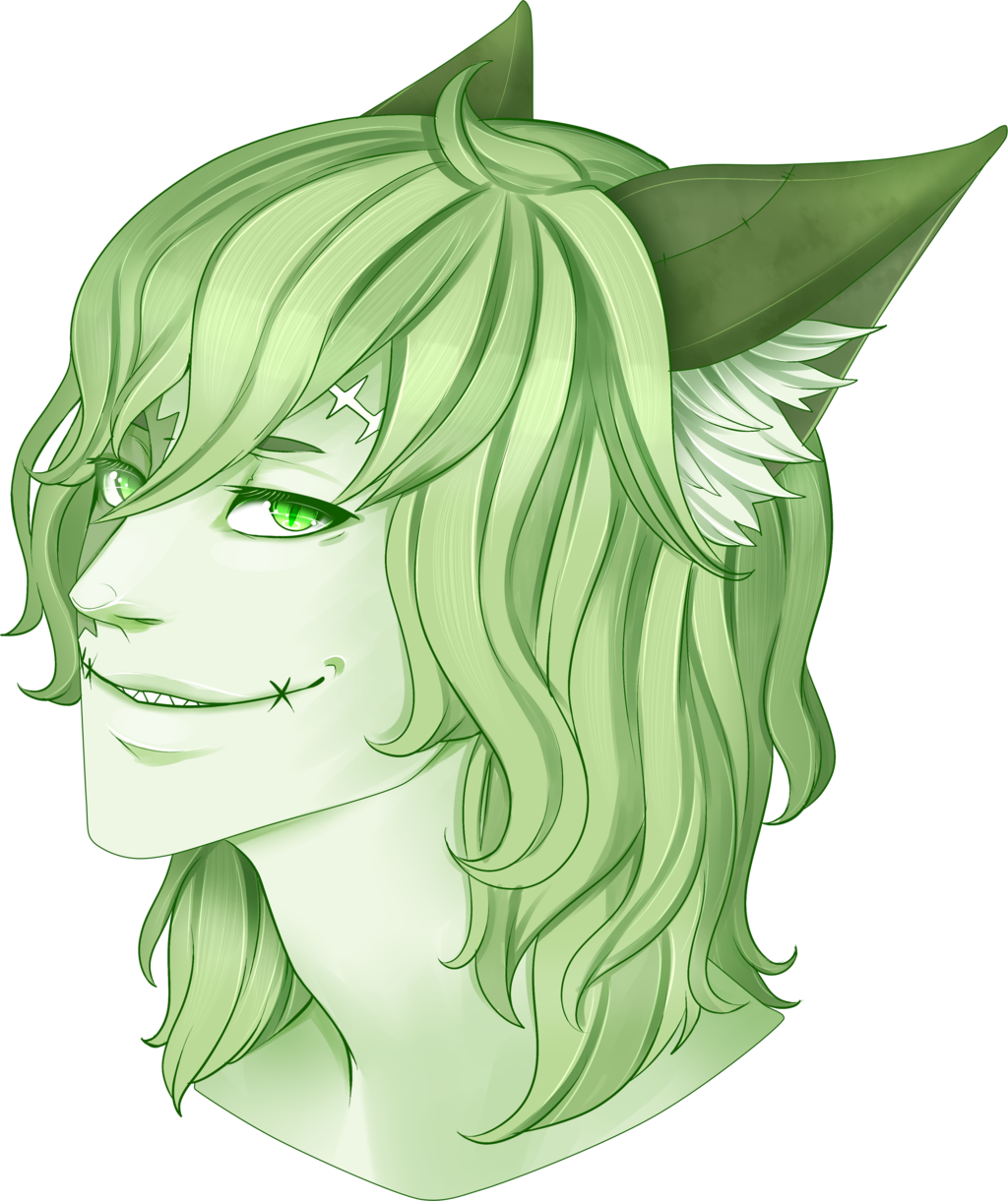 200 Point Headshot Comm - Cartoon (1024x1221)