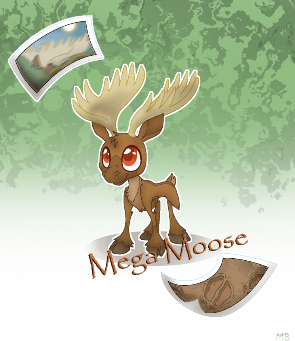 Mega Moose By Bumbleboo12 Mega Moose By Bumbleboo12 - Cartoon (1024x1194)