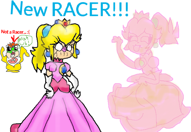 008 New Mario Kart 8 Pink Gold Peach By Moonball14 - Mario Kart Pink Gold Peach (664x461)
