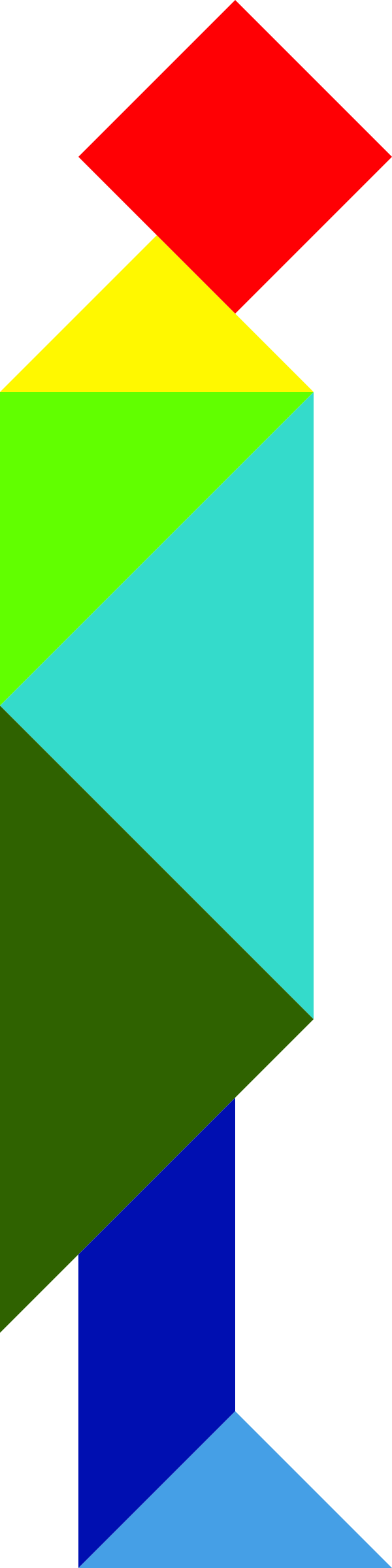 Clipart Tangram - Clipart Tangram (600x2400)