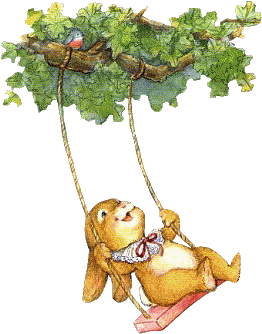 60407061 6298 - Bunny On A Swing (465x350)