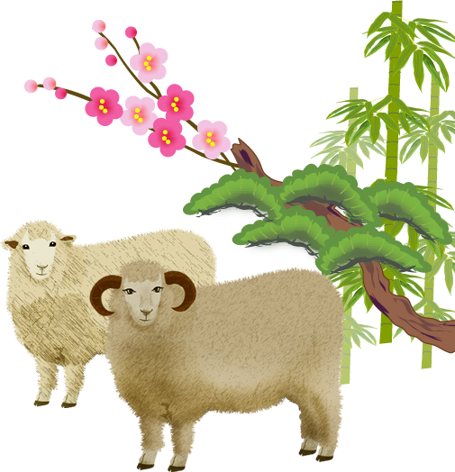 ひろば おおつき - 2012 年賀状 無料 素材 (505x524)