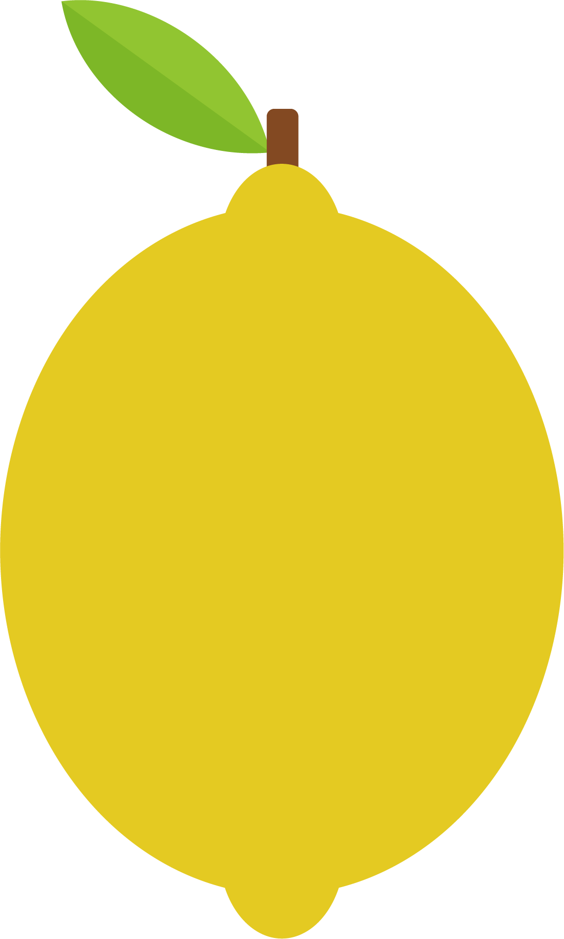 Juice Lemon Fruit Clip Art - Lemon (1099x1829)