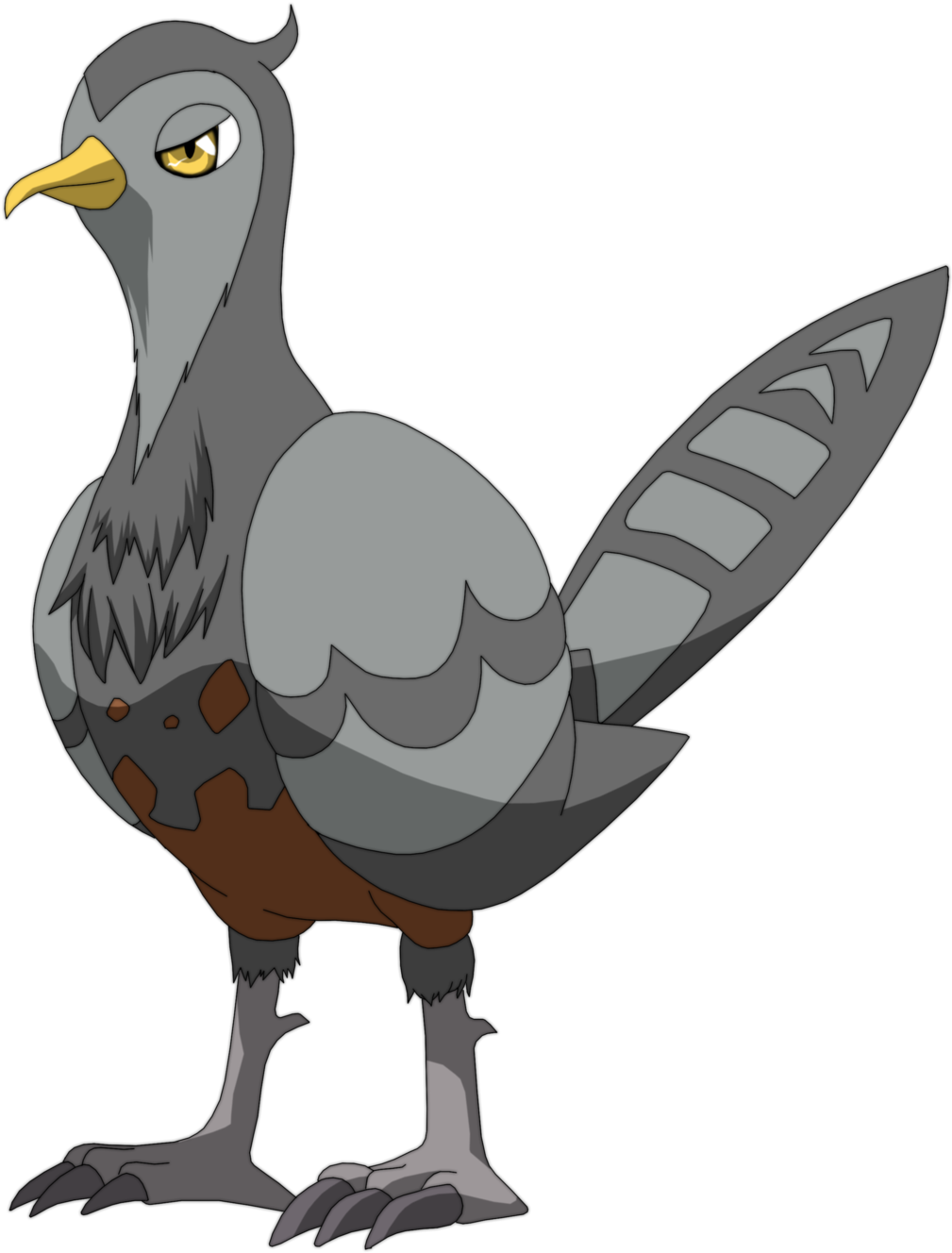 Unfezant Female By Uraharataichou - Pokemon Unfezant Female (1024x1338)