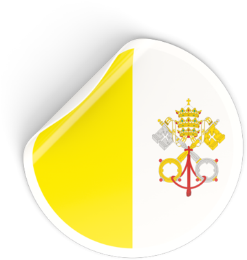 Illustration Of Flag Of Vatican City - Flag Of Vatican City Picture Ornament (640x480)