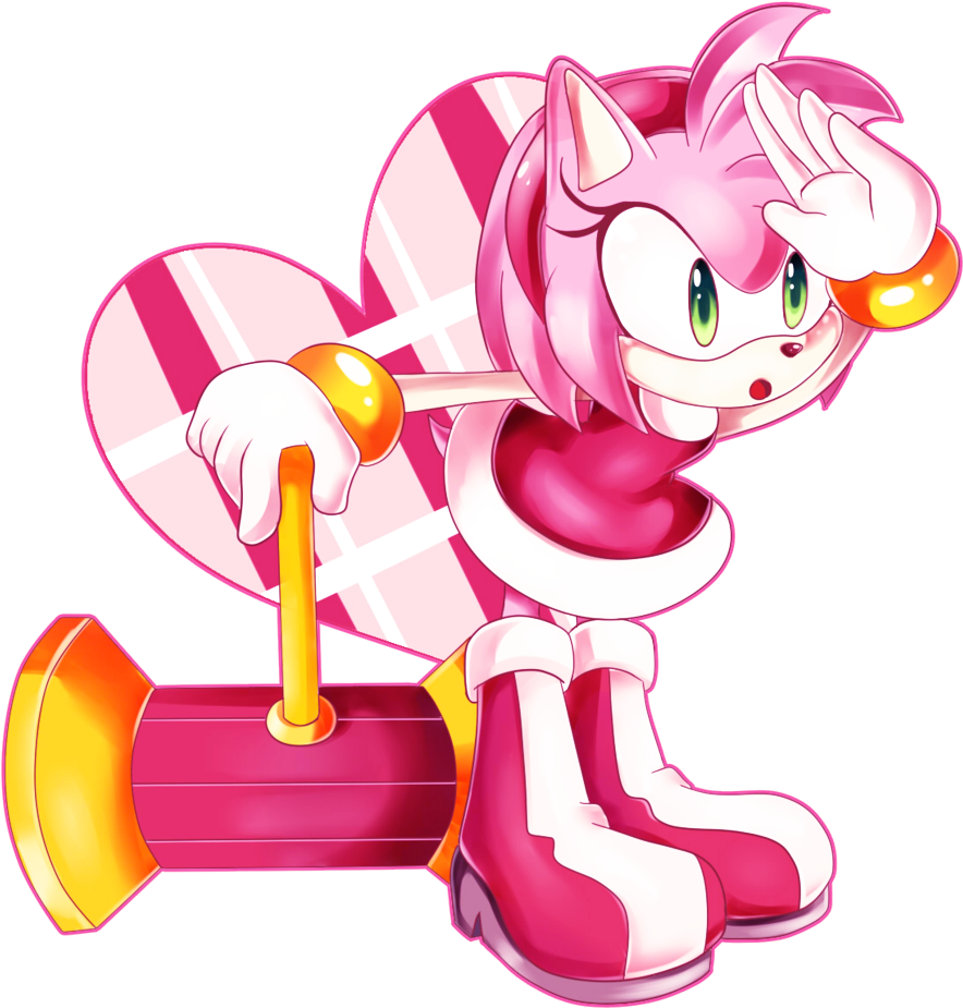 My Name's Amy Rose, And I Might Just Be Another Hedgehog - Drawing (900x950)