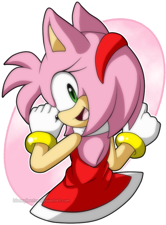 Sonic And Amy Rose Belong To Artwork By =rowser-berry - Cartoon (596x800)
