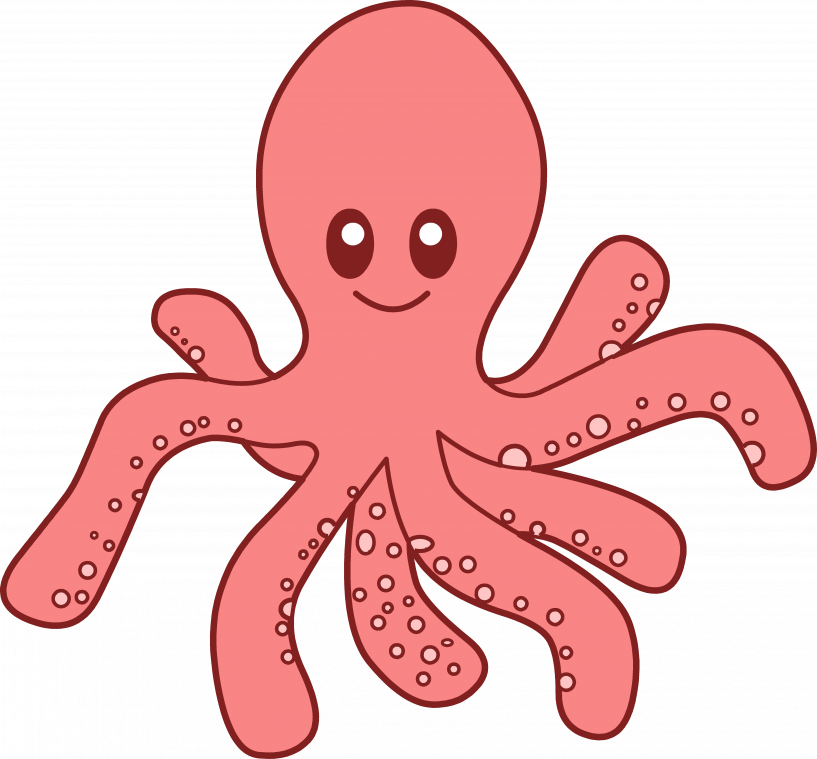 Octopus Clipart Png (817x759)