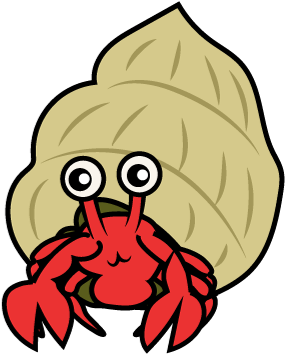 For Download Free Image - Cartoon Hermit Crab Png (480x480)