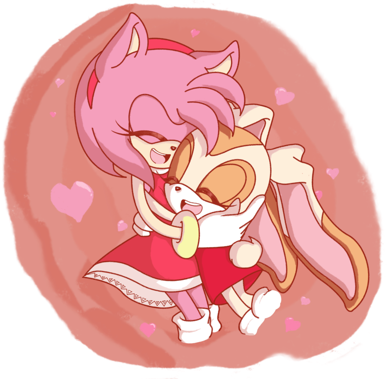 Sonic Chaos Sonic Free Riders Sonic Generations Sonic - Cream And Amy Sisters (1024x768)