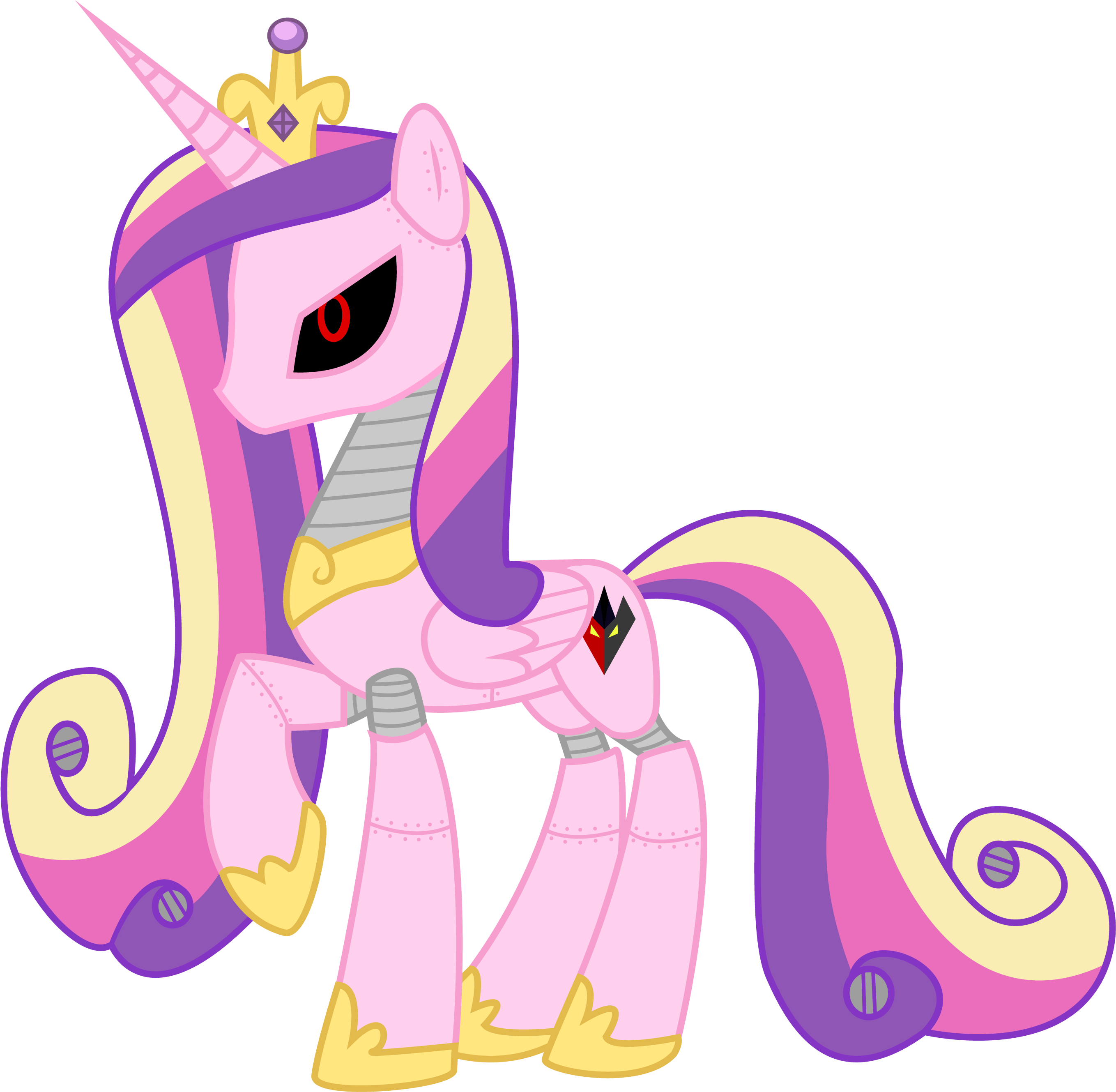My Little Pony Nightmare Cadence - Princess Mi Amore Cadenza (2759x2705)
