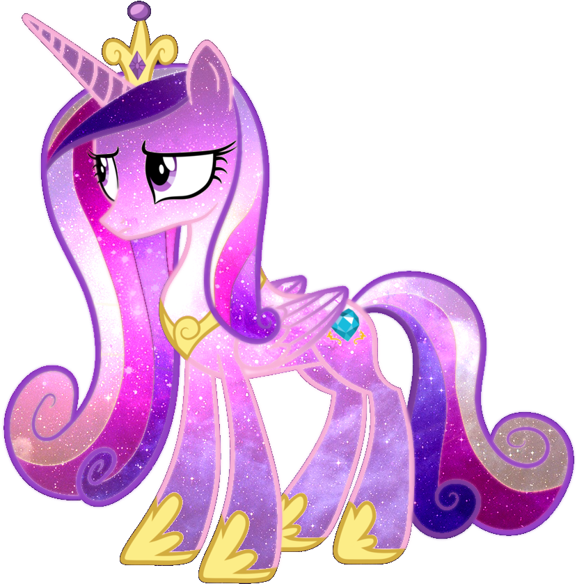 Pony Transparent Png Sticker - Princesse Cadance (864x876)