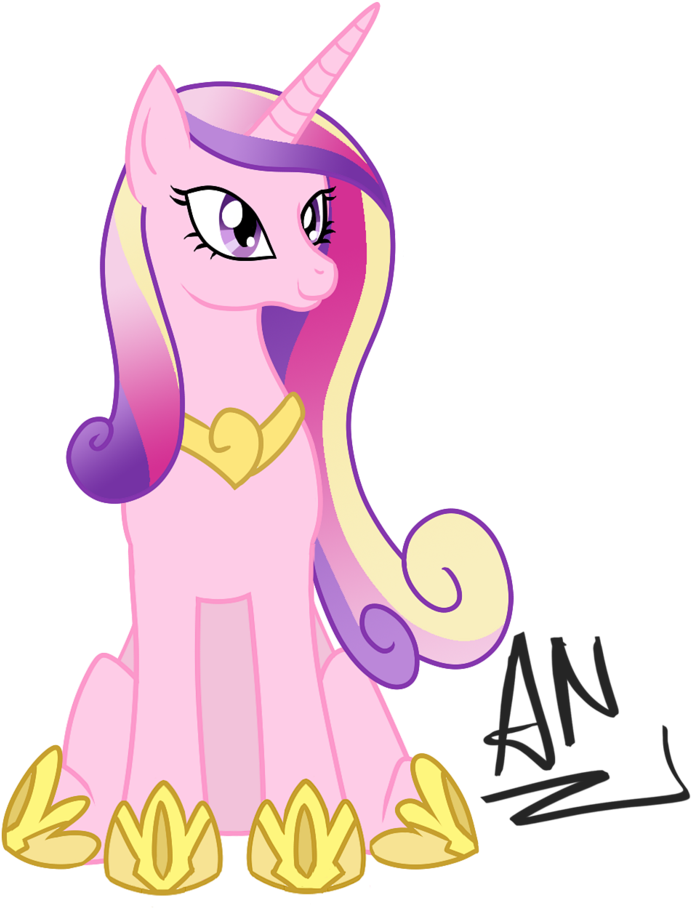 Princess Cadence 12/13 By X6tr2ni - Mylittlepony Princess Cadance Siting (900x1058)