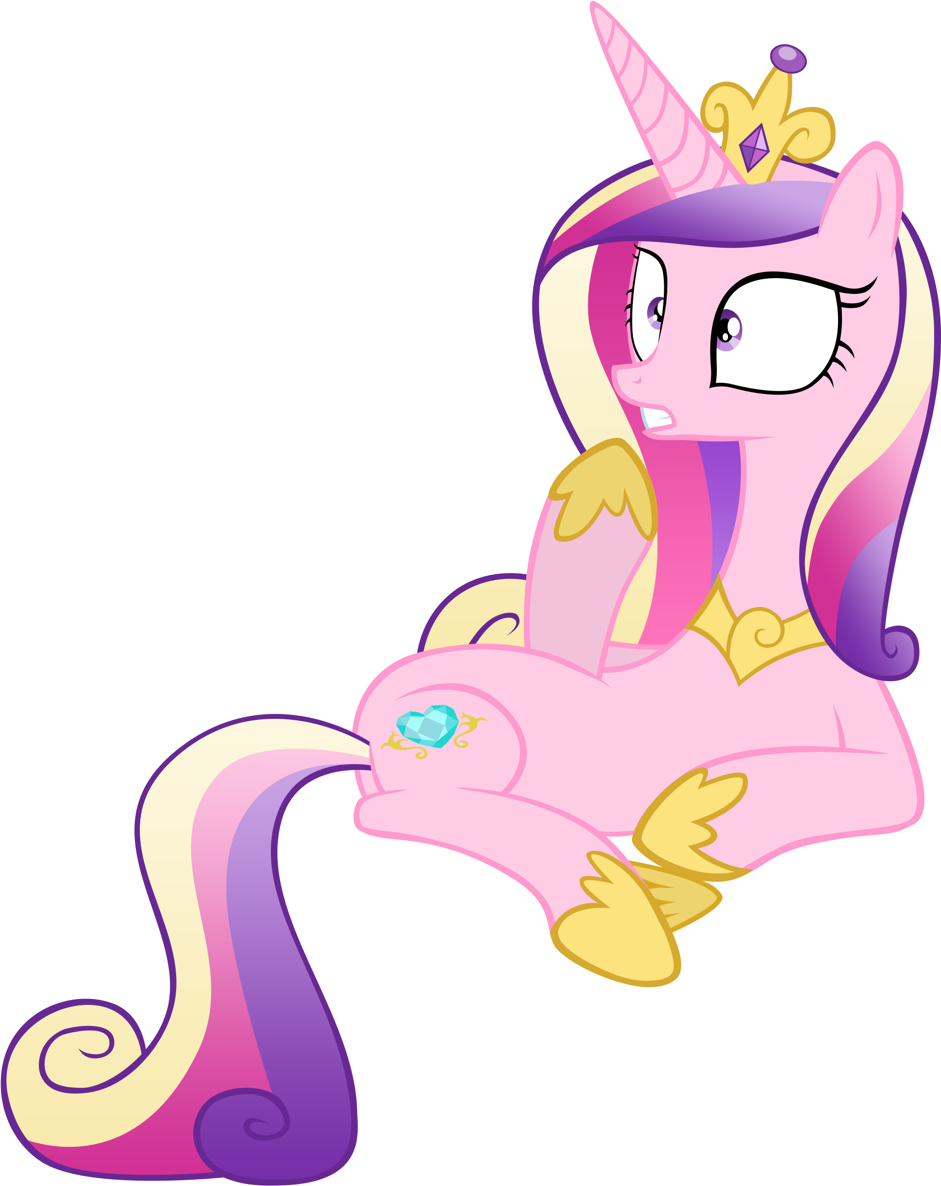 My Little Pony Princess Cadence As A Filly - Digital Art (2000x2475)