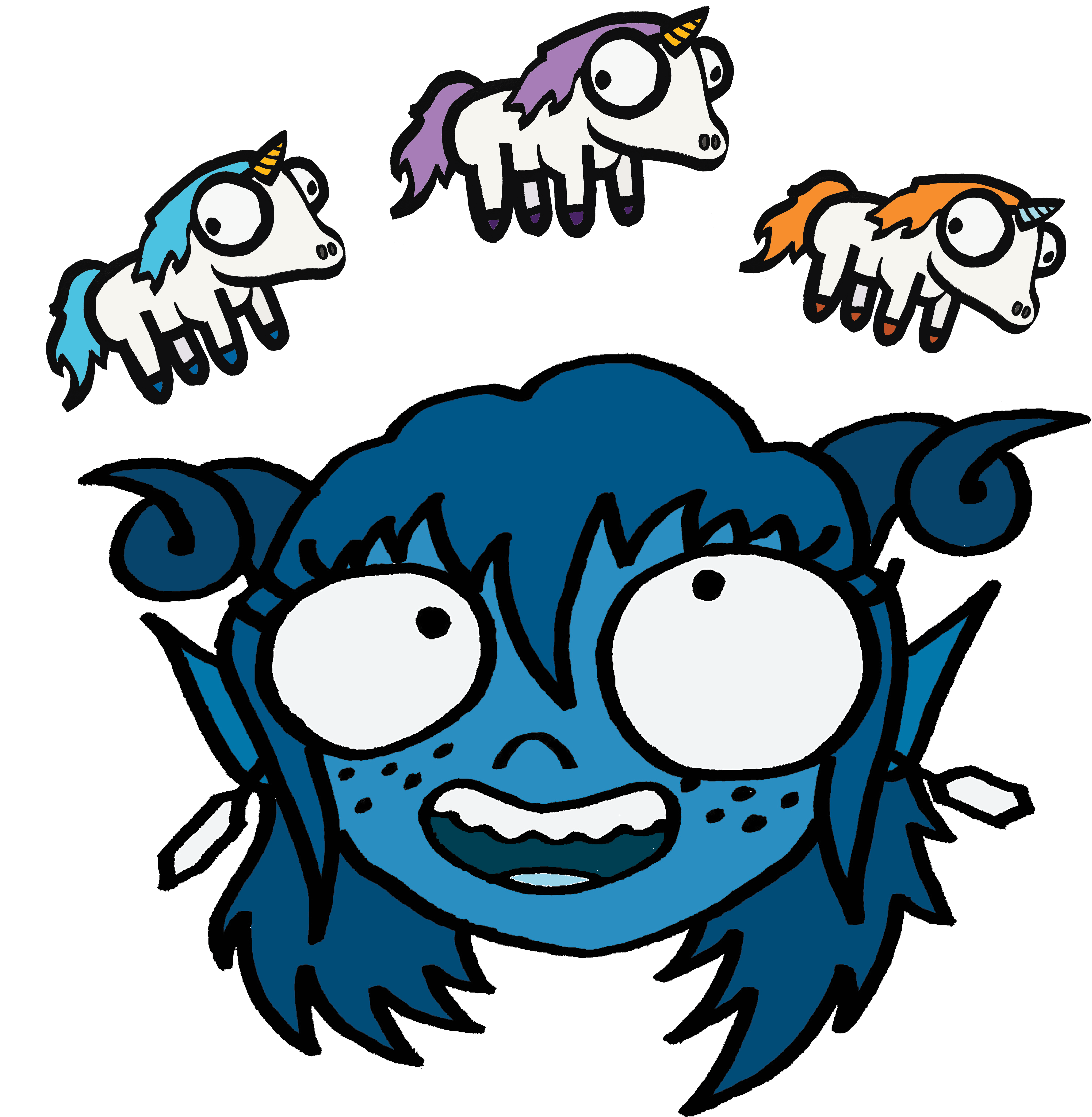 Fan Art[spoilers C2e5] Pocket Unicorns By Me - Fan Art[spoilers C2e5] Pocket Unicorns By Me (7000x7000)