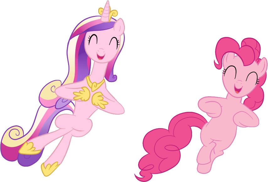 063 Cadence And Pinkie Pie By Xrainbowsugar-d4x3rr9 - Pinkie Pie And Princess Cadence (854x581)
