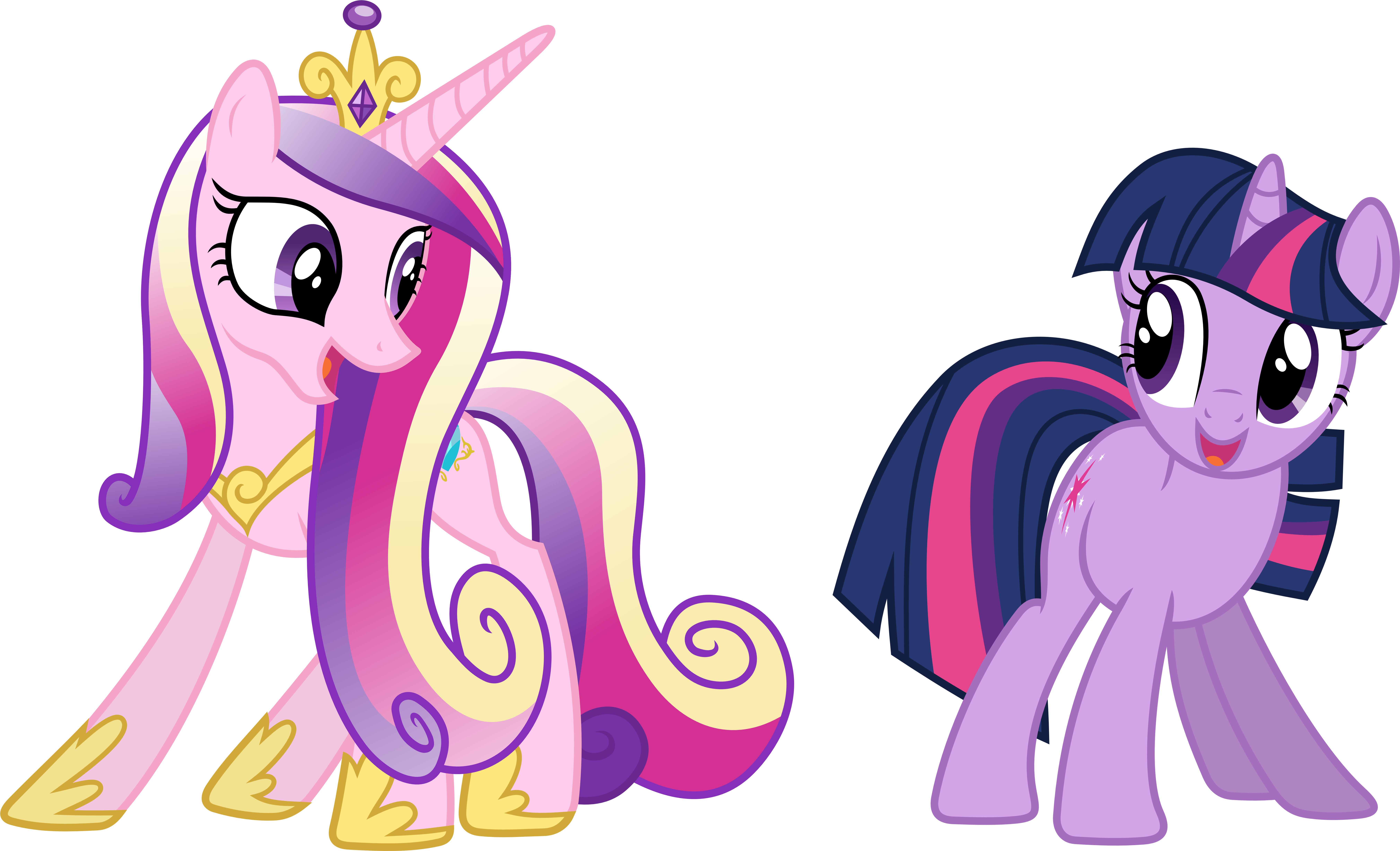 Cadance's And Twilight's Ladybug Dance - Twilight Sparkle Vector (8080x4920)