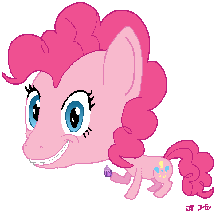 Bobble Head Pony - Cartoon (800x712)