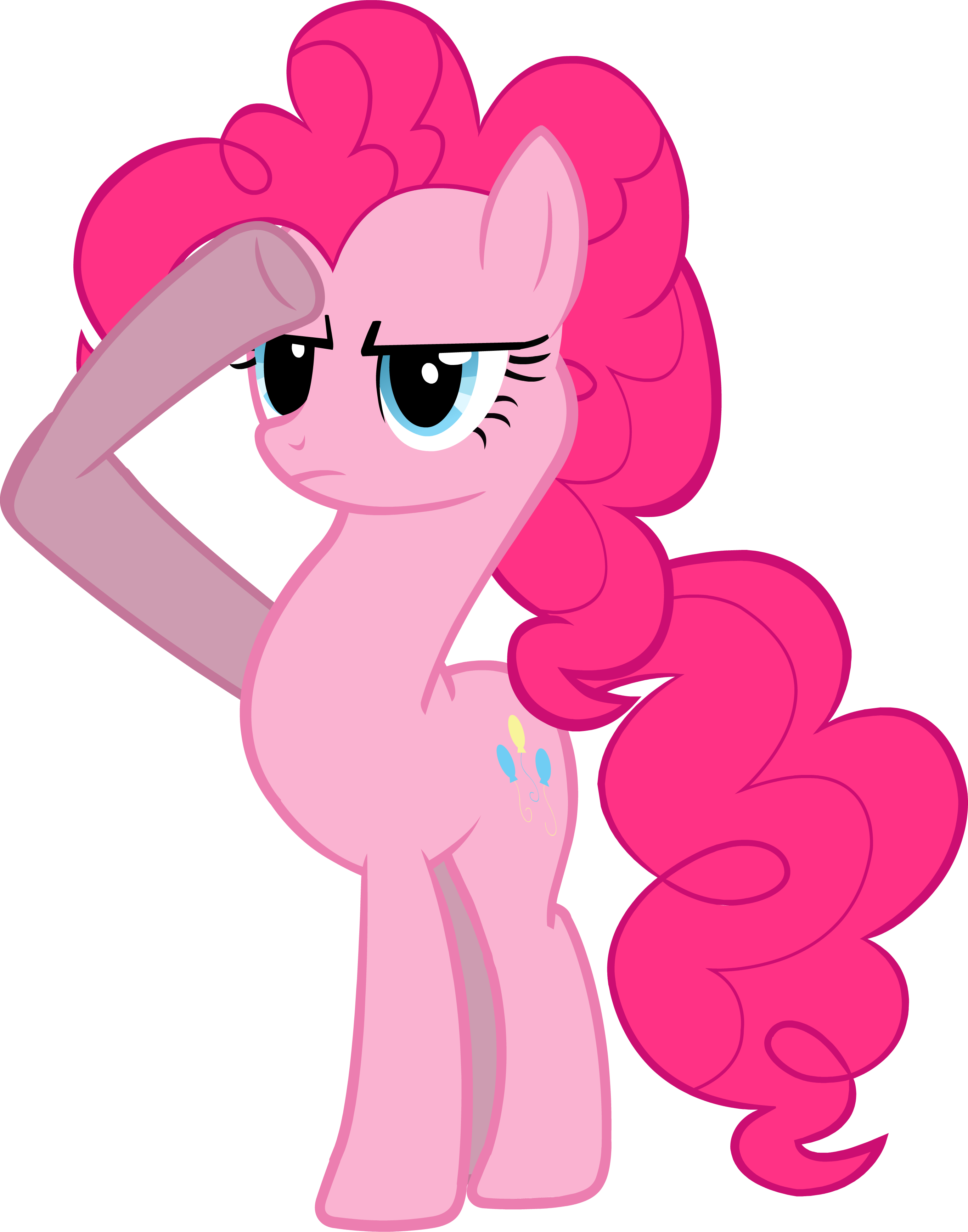 My Little Pony Salutes To You - Pinkie Pie Unicorn (2732x3477)