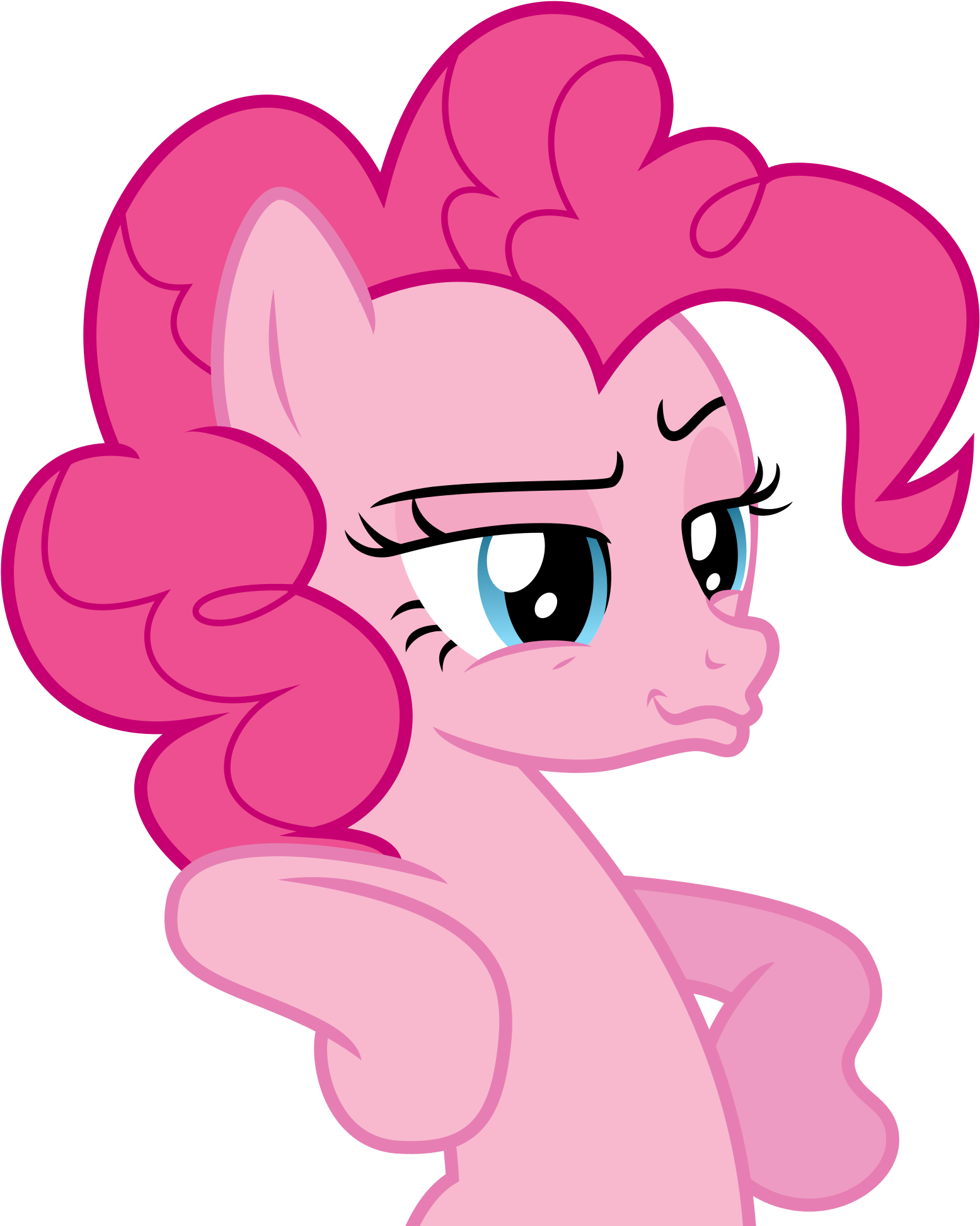 Smug Pony Base By Inudewaruika Smug Pony Base By Inudewaruika - Doki Doki Pretty Cure Sharuru (1842x2049)